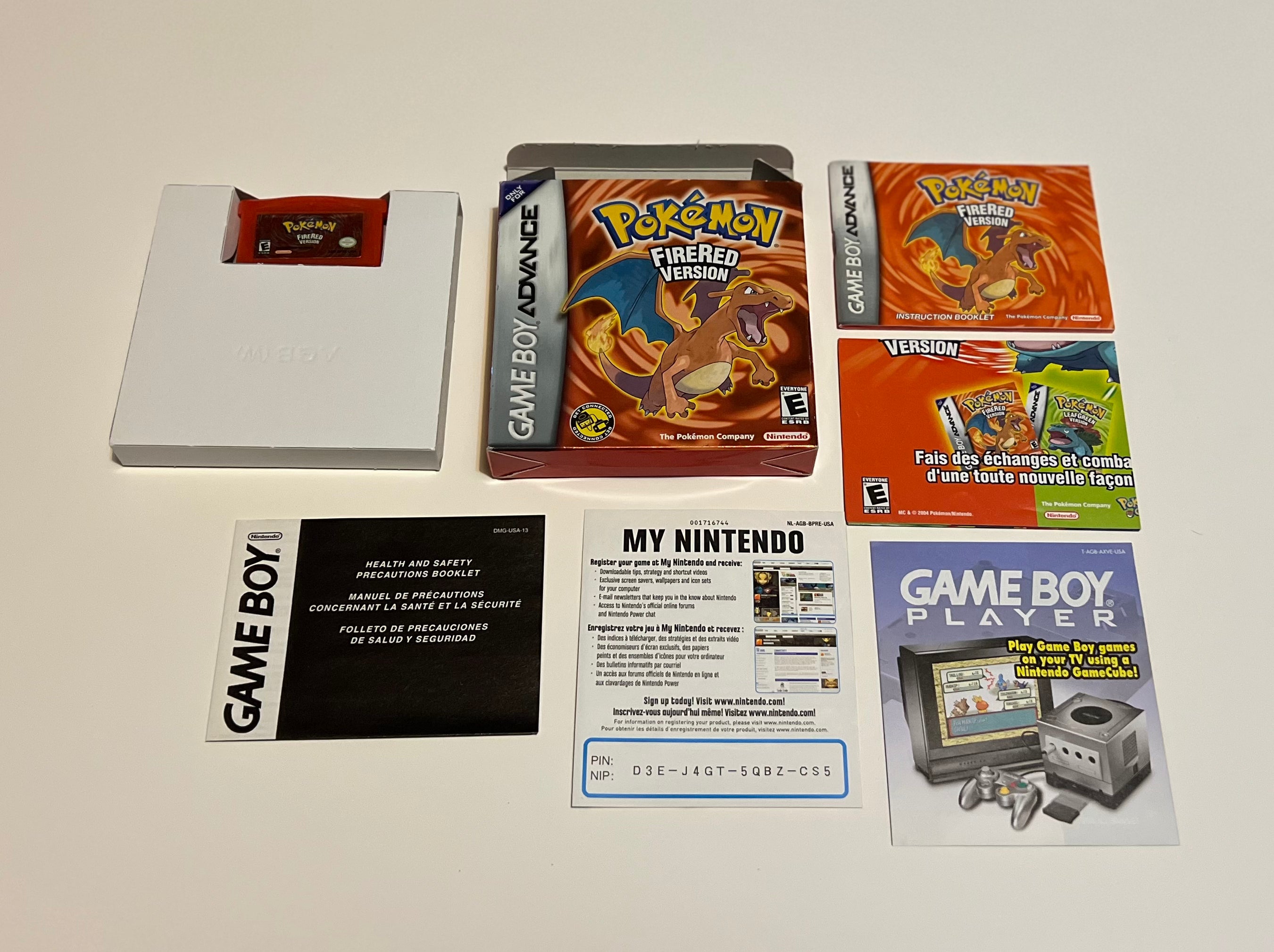 Pokemon Fire Red GAMEBOY ADVANCE